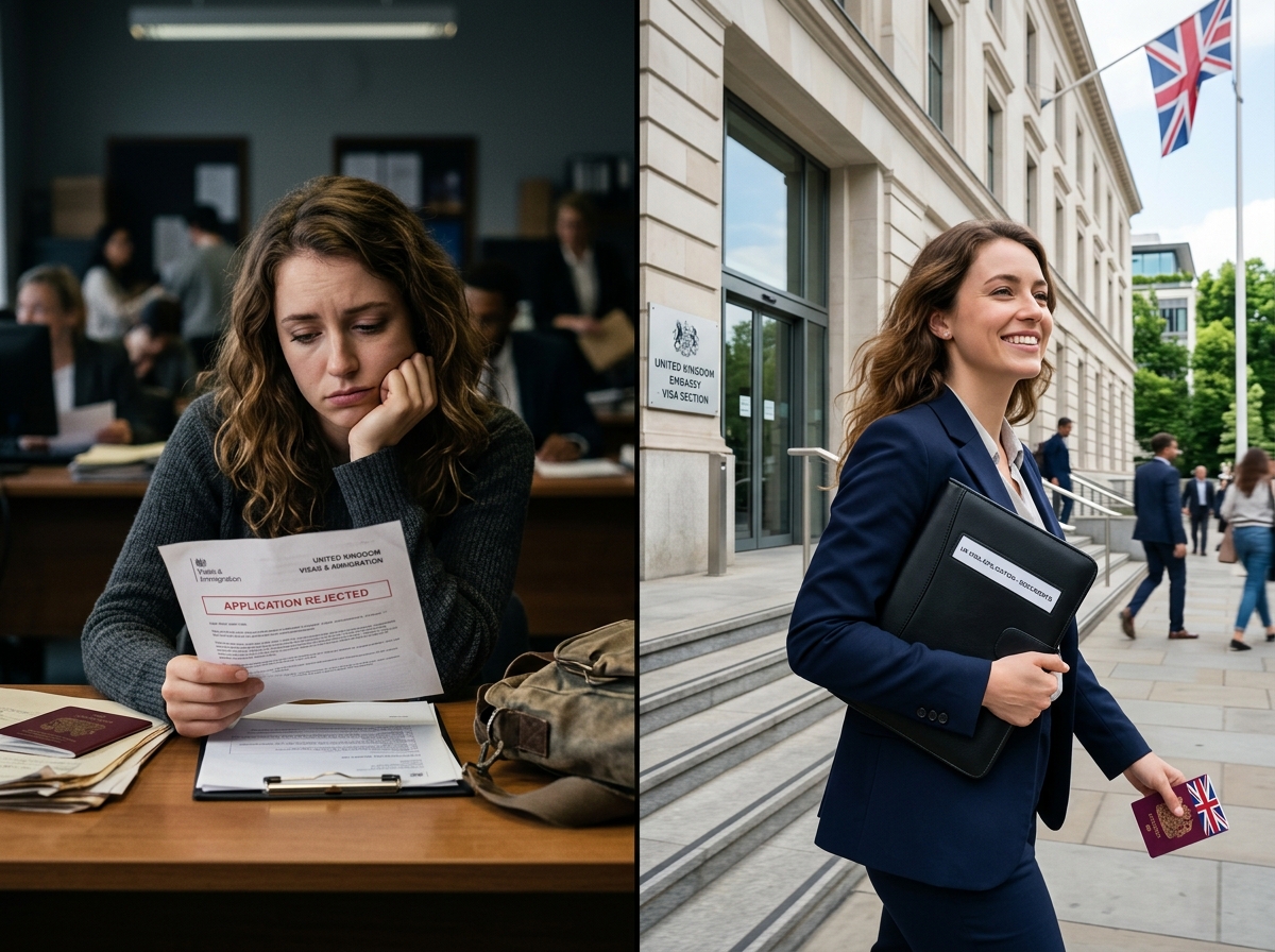 Step by step guide on what happens after a visa refusal