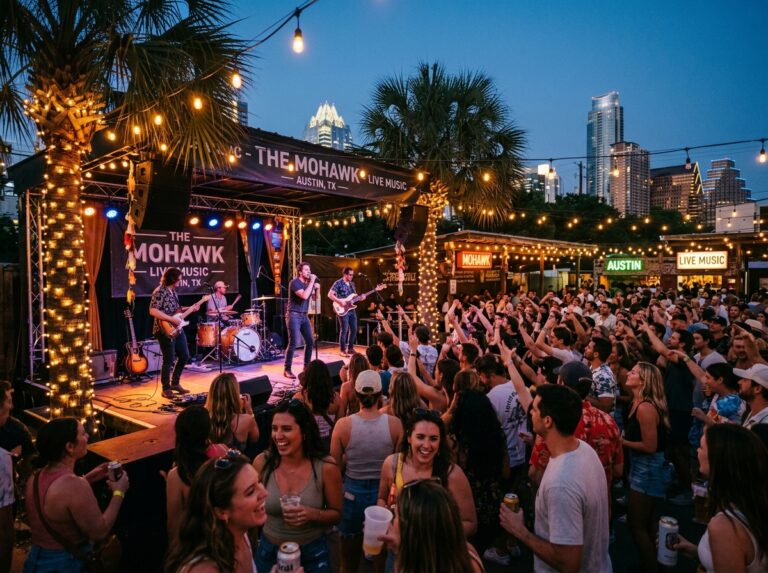 A lively outdoor concert experience enjoyed during an Austin 3-day itinerary