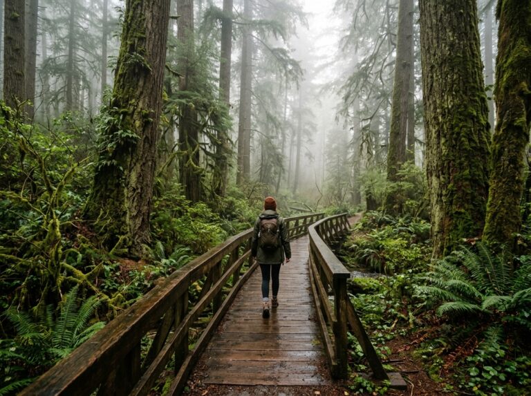 Portland Itinerary Guide 5 Creative Days hiking trail in Forest Park.
