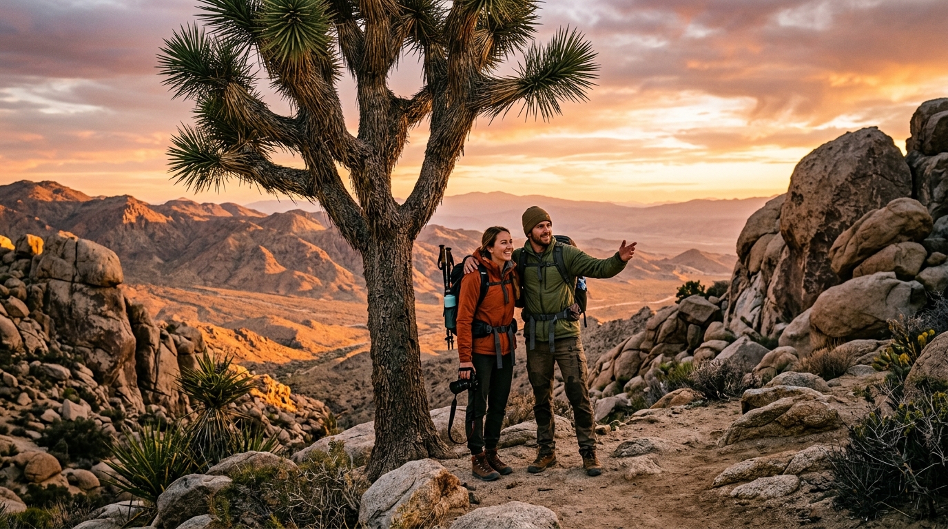 3 Days in Joshua Tree campground reservations and best hikes wilderness map