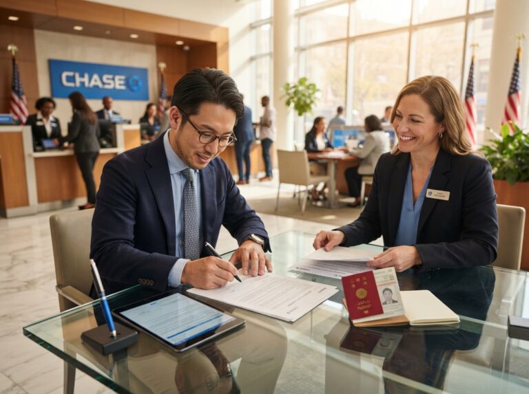 Open a US Bank Account Without an SSN foreign traveler opening checking account with passport